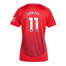 Manchester United Joshua Zirkzee #11 Hemmatröja Dam 2024-25 Korta ärmar